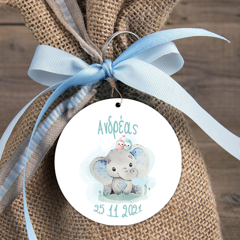 Ελεφαντάκι Φιγούρα Ξύλινη για μπομπονιέρα