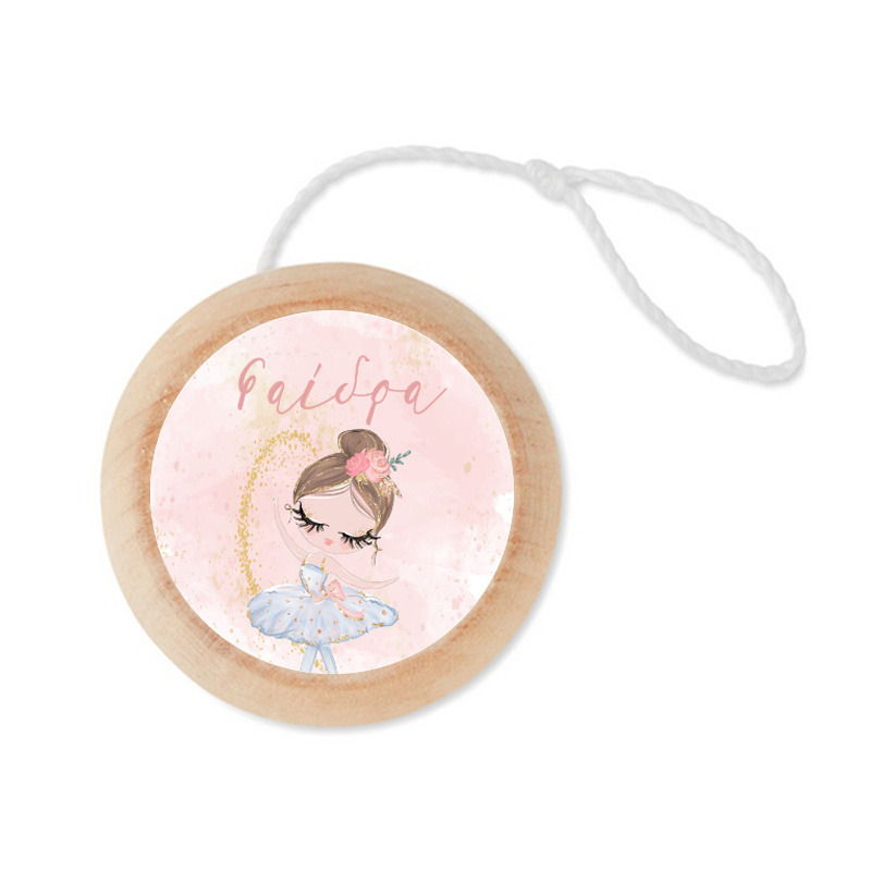 Ξύλινο Γιο – Γιο με όνομα Μπαλαρίνα Pastel