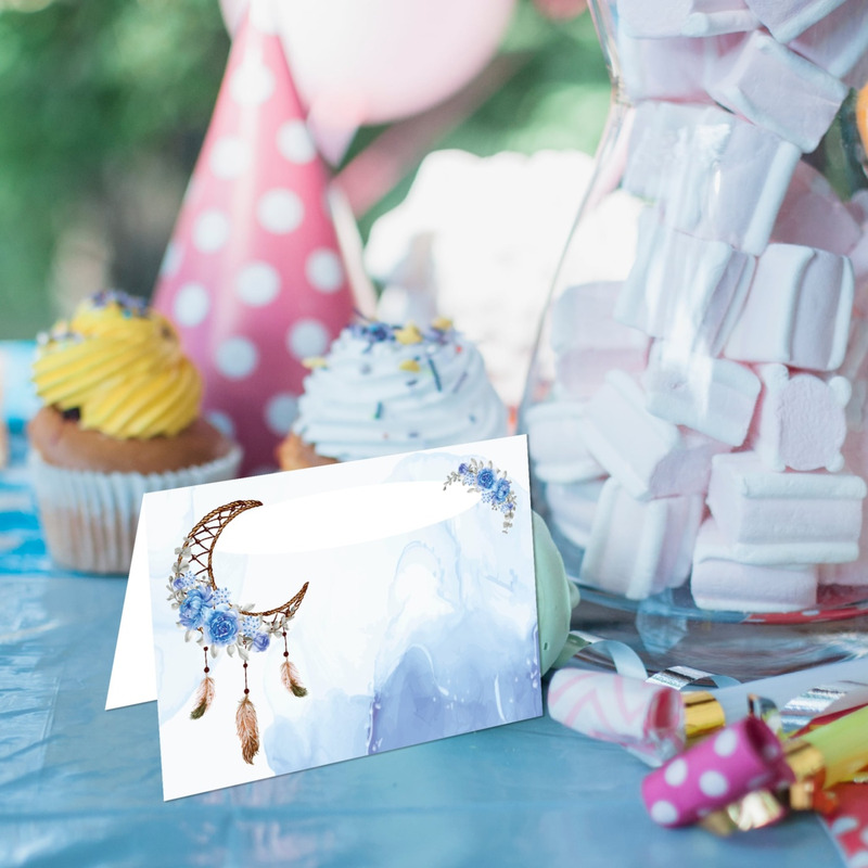 Καρτελάκι Μπουφέ Ονειροπαγίδα για Αγόρι/ 6τμχ