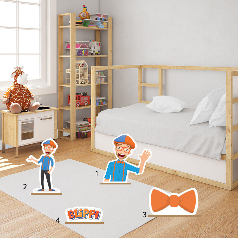 Διακοσμητική φιγούρα Αεροπλάνο Vintage 50cm Ξύλινη με βάση/1 τμχ