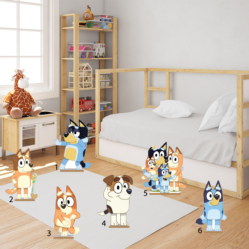 Διακοσμητική φιγούρα Bluey 50cm Ξύλινη με βάση/1 τμχ