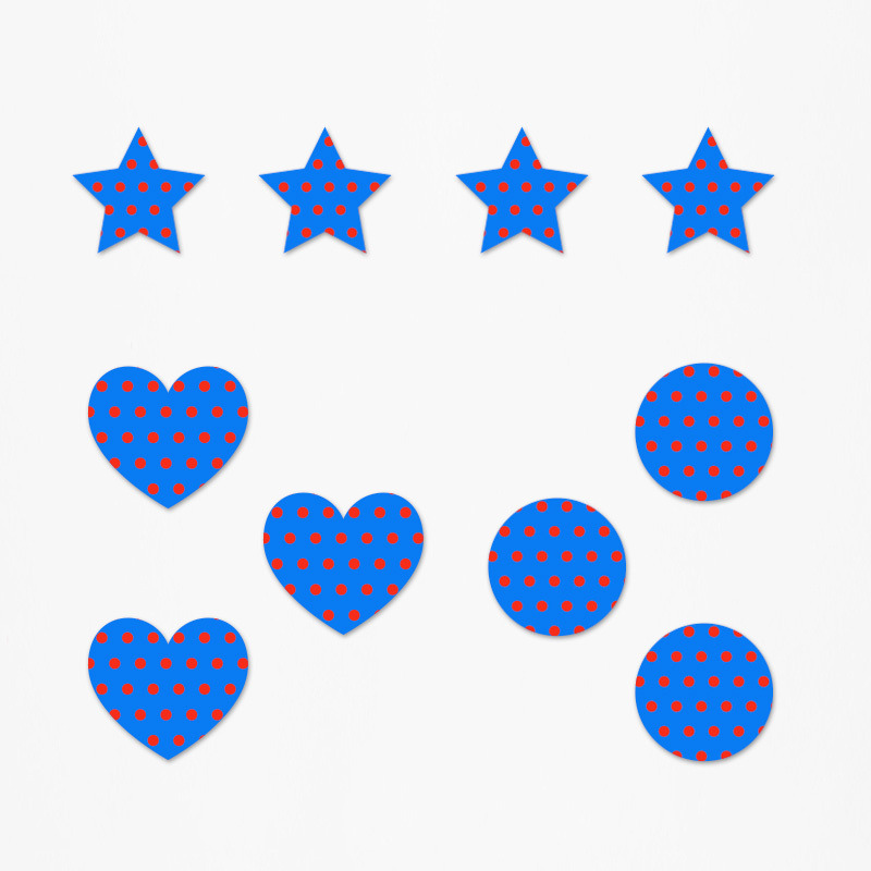 Ξύλινα διακοσμητικά Roblox Pattern mix/ 10τμχ(2cm)