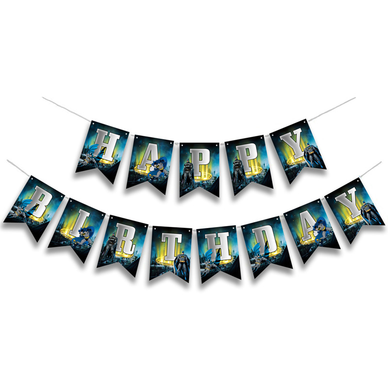 Γιρλάντα Γράμματα Batman Happy Birthday