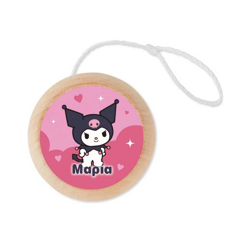 Ξύλινο Γιο – Γιο με όνομα Kuromi