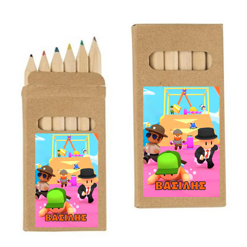 Ξυλομπογιές Stumble Guys με όνομα