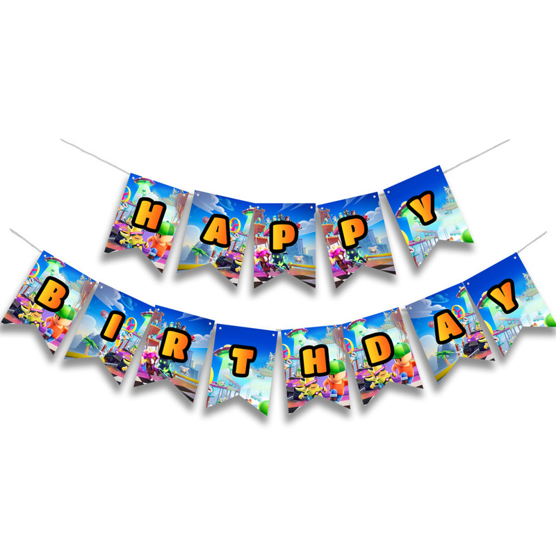 Γιρλάντα Γράμματα Stumble Guys Happy Birthday