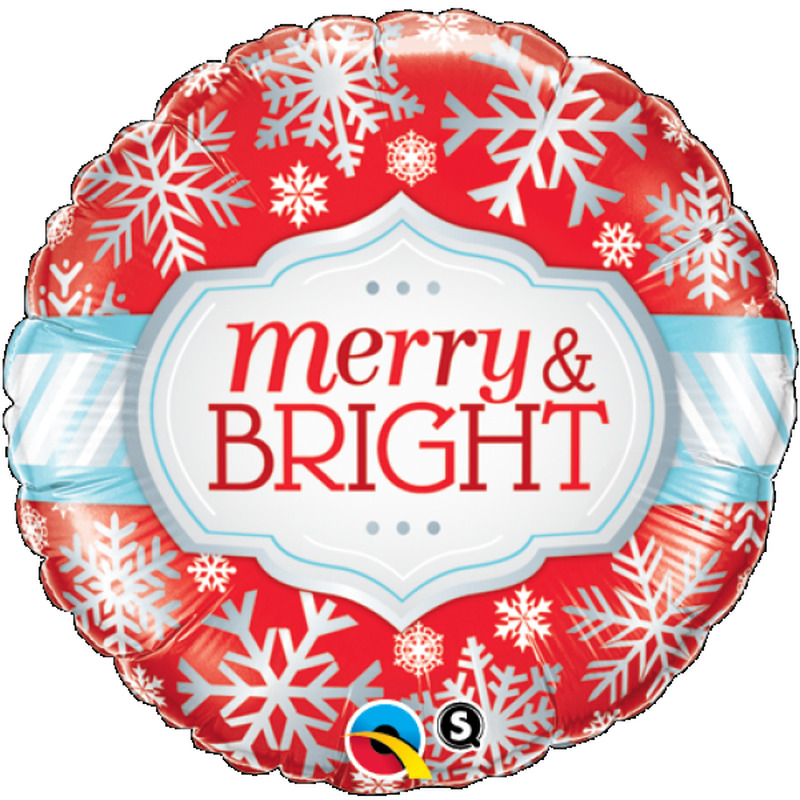 Μπαλόνι Φοιλ 18  Merry & Bright Snowflakes