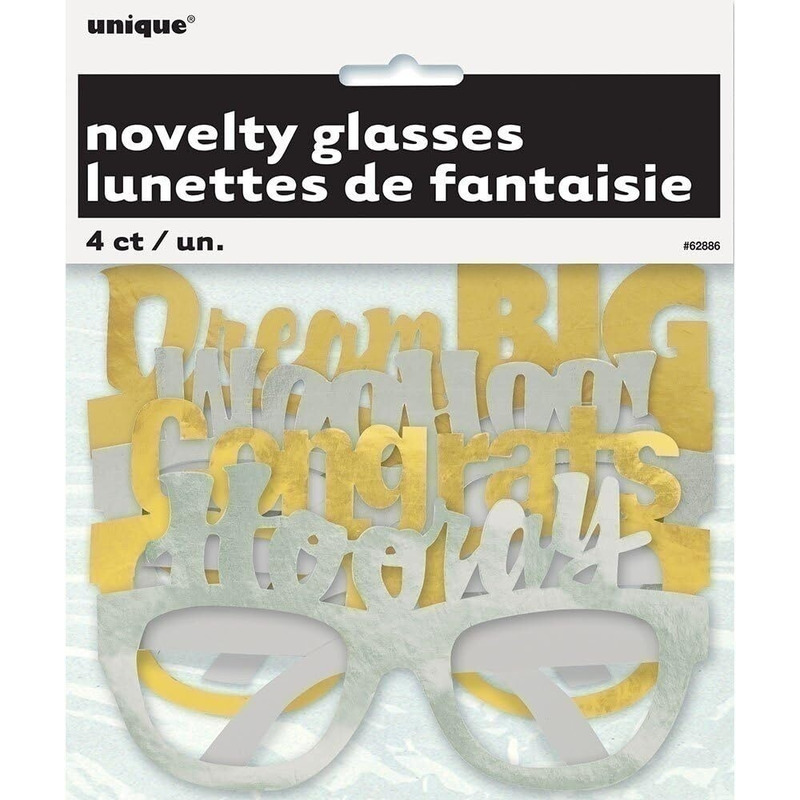 Γυαλιά Χάρτινα Graduation - Αποφοίτηση / 4 τεμ