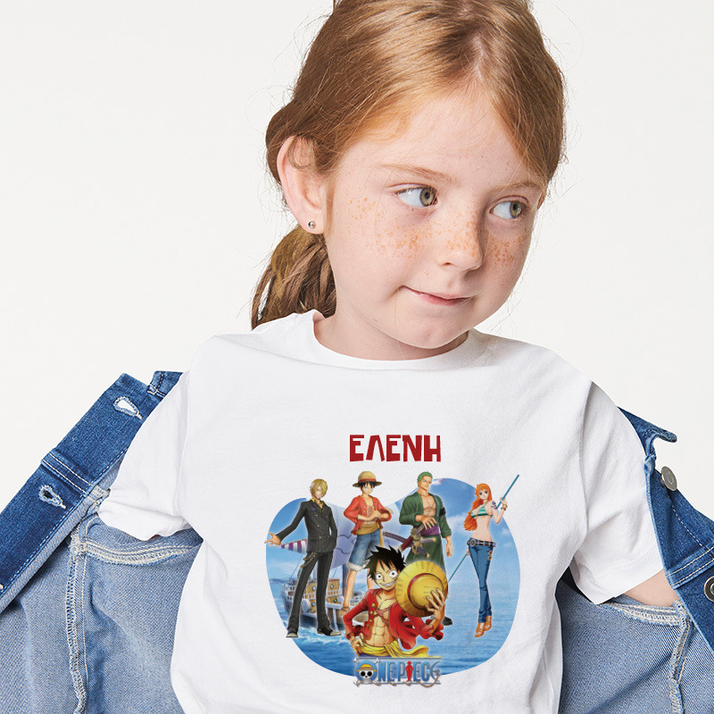 Παιδικό T-shirt One Piece για κορίτσι με όνομα