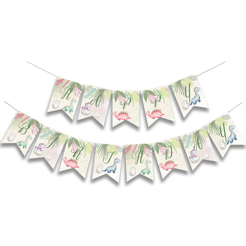 Γιρλάντα Γράμματα Baby Dino Happy Birthday