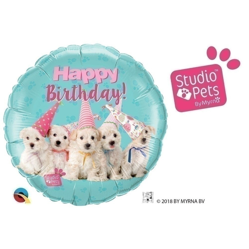 Μπαλόνι Φοιλ 18 Birthday Puppies
