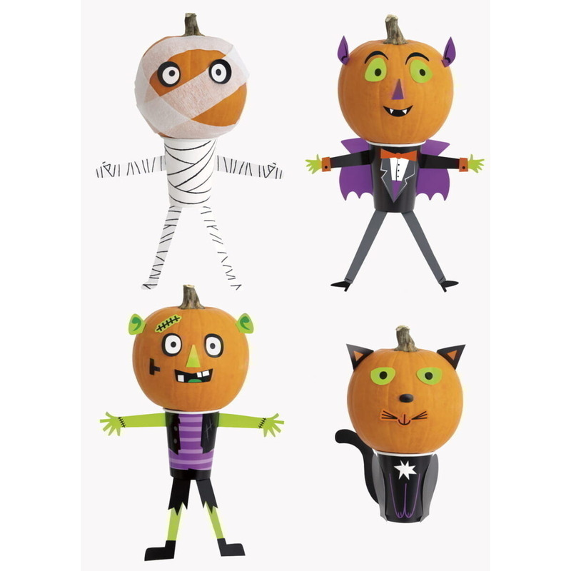 Σετ DIY Διακόσμησης Κολοκύθας / 50τεμ