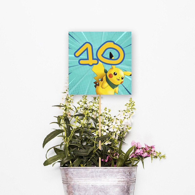 Αρίθμηση τραπεζιού Pokemon τετράγωνο