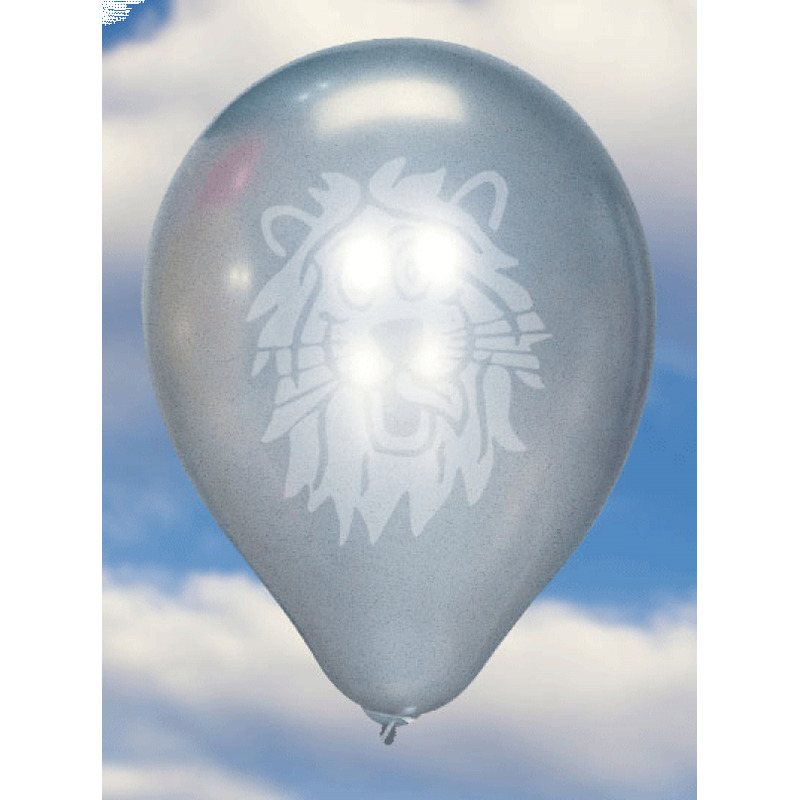 Μπαλόνια Λάτεξ 5 Metal Ασημί /100 τεμ