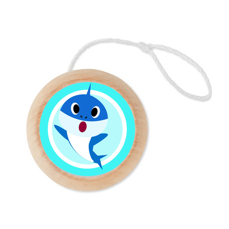 Ξύλινο Γιο – Γιο με όνομα Baby Shark