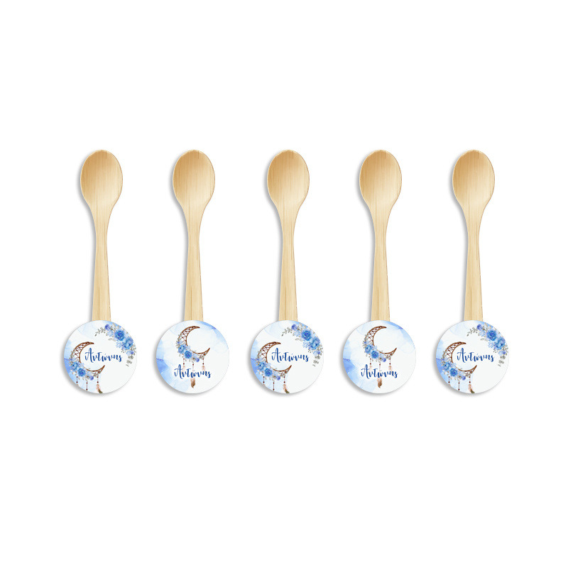 Ξύλινα Κουταλάκια με όνομα Ονειροπαγίδα Αγόρι / 8τμχ