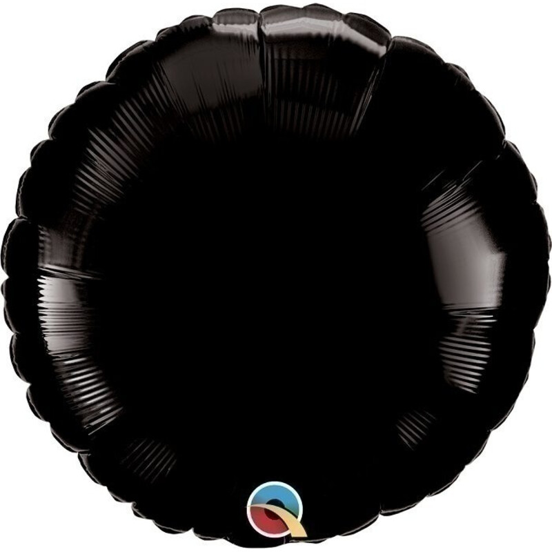 Μπαλόνι Φοιλ Στρογγυλό 18 Μαύρο / 46 εκ Onyx Black