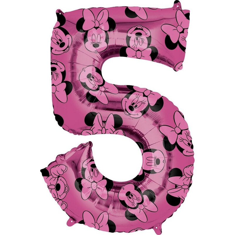 Μπαλόνι Φοιλ 26 Νούμερο 5  Minnie Mouse Forever / 66 εκ