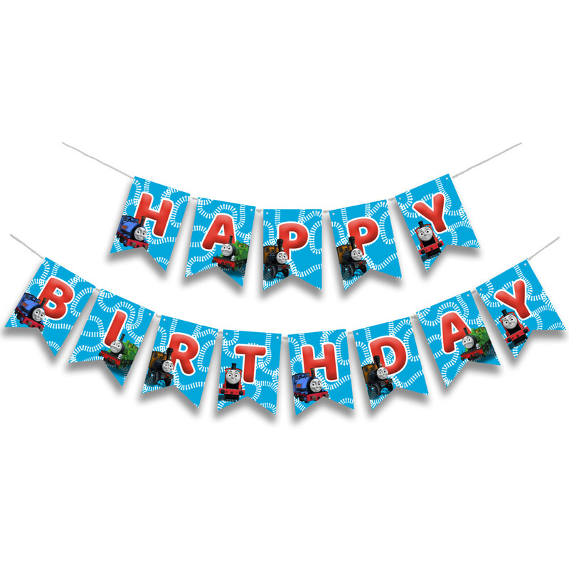 Γιρλάντα Γράμματα Τόμας το τρενάκι Happy Birthday