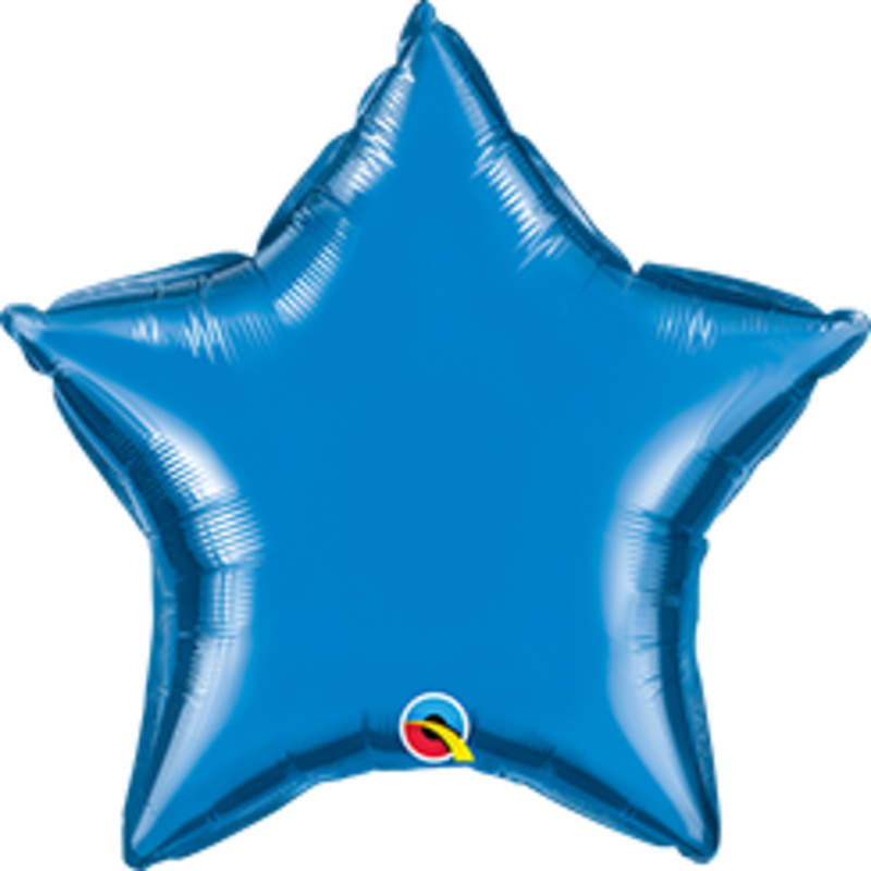 Μπαλόνι Φοιλ 4 Αστέρι/star  Sapphire Blue 10 εκ