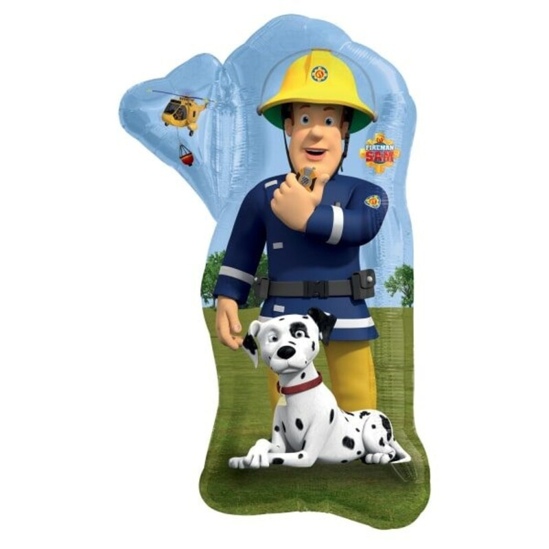 Μπαλόνι Φοιλ Σχήμα Fireman Sam - Πυροσβέστης / 55 x 83 εκ