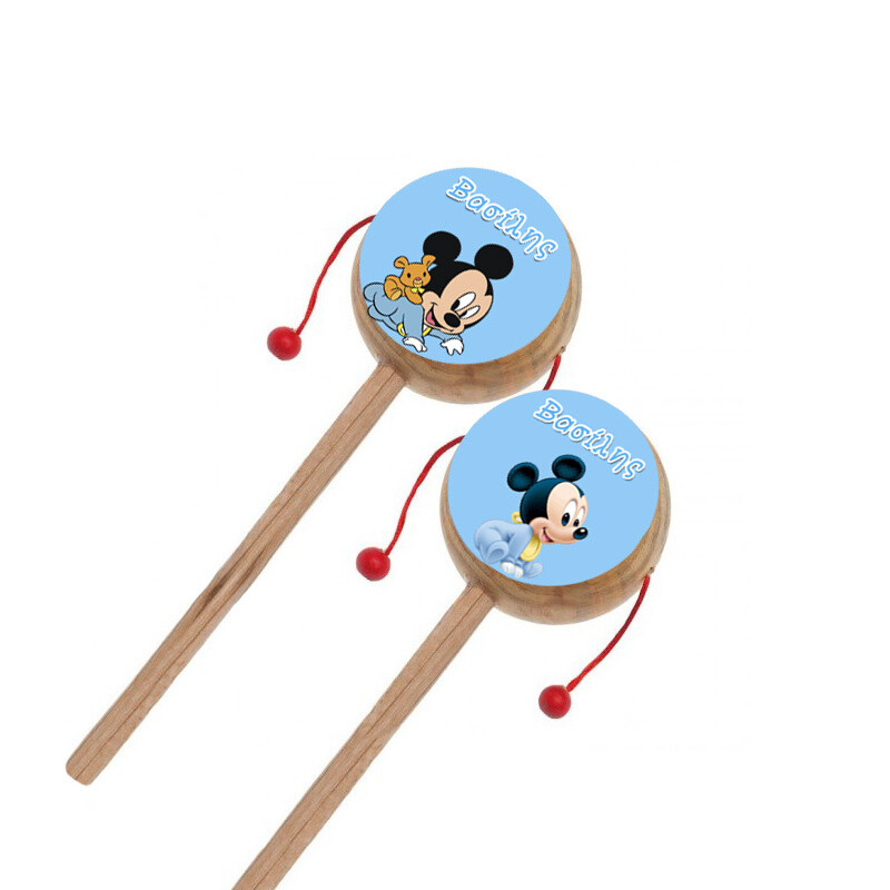 Ξύλινο Τυμπανάκι με όνομα Baby Mickey