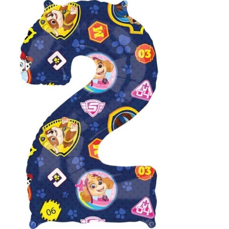 Μπαλόνι Φοιλ 26 Νούμερο 2  Paw Patrol / 66 εκ