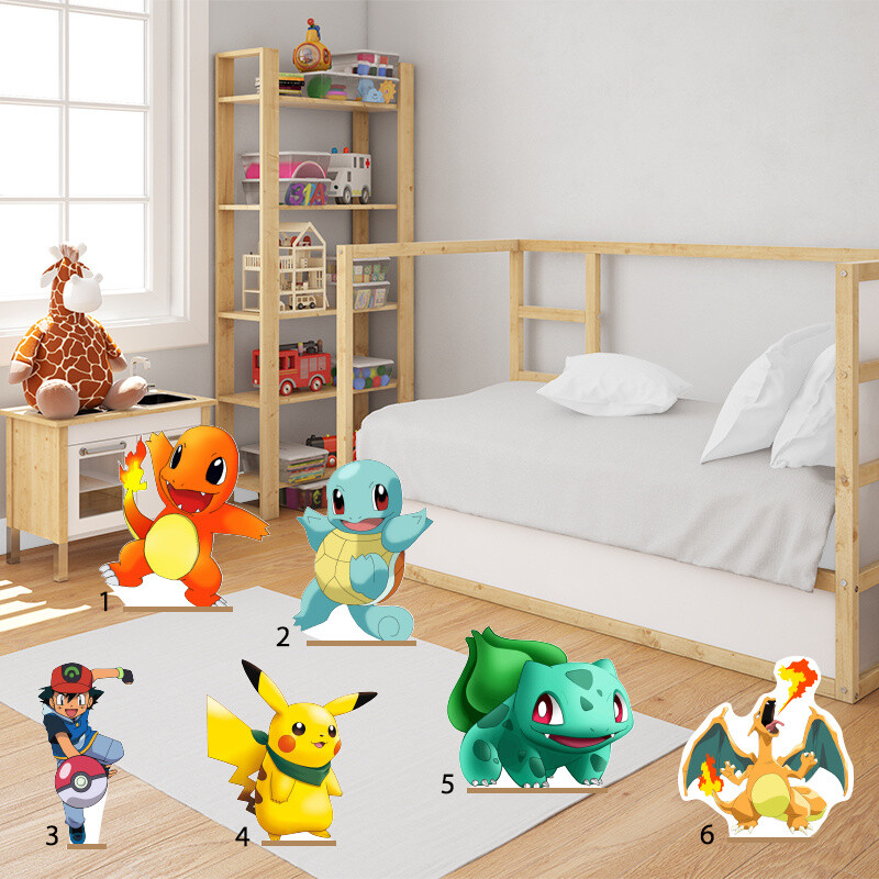 Διακοσμητική φιγούρα Pokemon 50cm Ξύλινη με βάση/1 τμχ