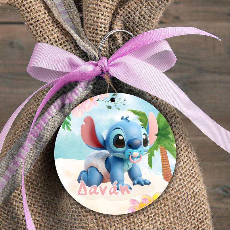 Φιγούρα Ξύλινη Baby Stitch για μπομπονιέρα