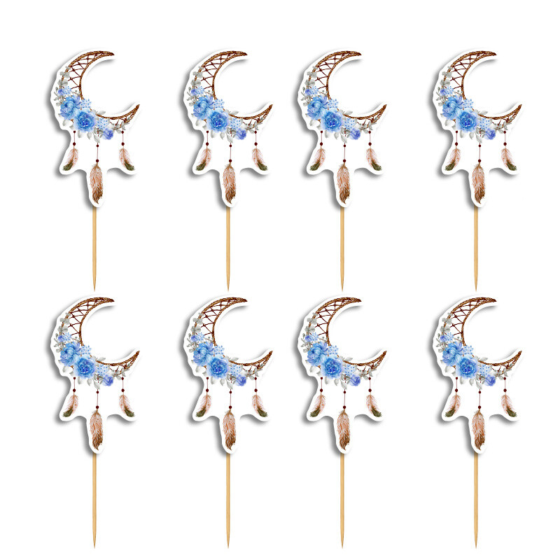 Cupcake toppers Ονειροπαγίδα Αγόρι 10cm / 8τμχ