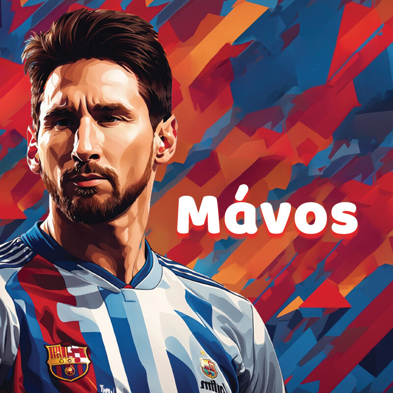 Σουβέρ χάρτινο Messi / 8τμχ