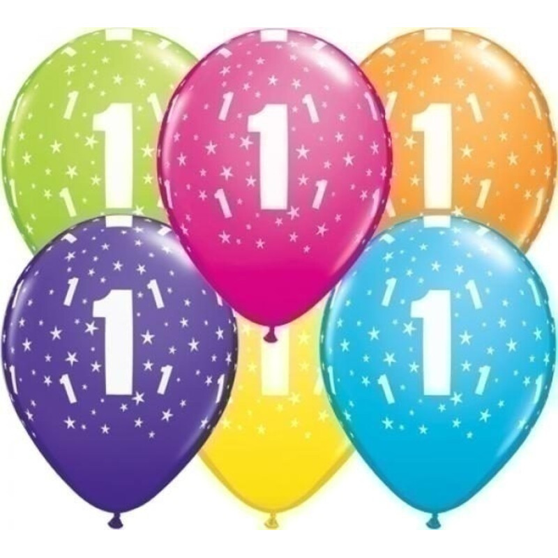 Μπαλόνια Λάτεξ 11 Νούμερο -1- Trop. Assort /25 τεμ