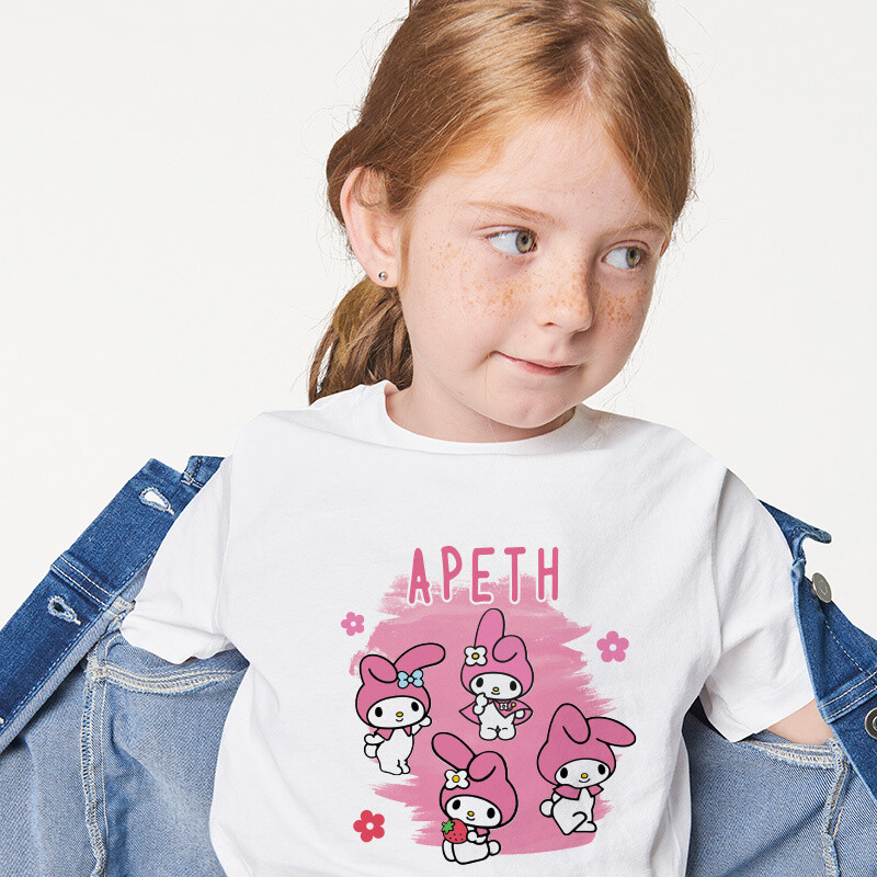Παιδικό T-shirt My Melody για κορίτσι με όνομα