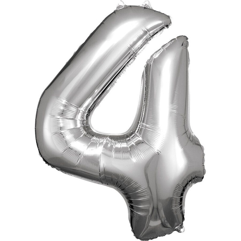 Φοιλ Super Shape Νούμερο 4 Ασημί 66εκ Χ 88εκ