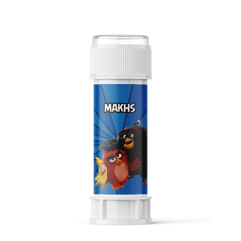 Σαπουνόφουσκες με όνομα Angry Birds