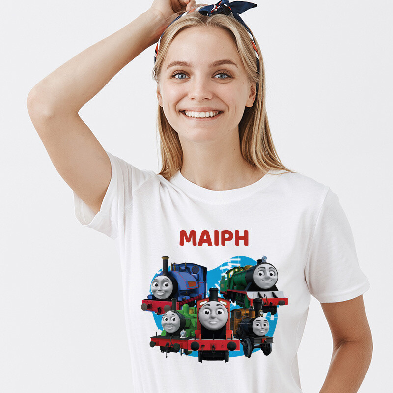 Γυναικείο T-shirt Τόμας το τρενάκι για την Μαμά με όνομα