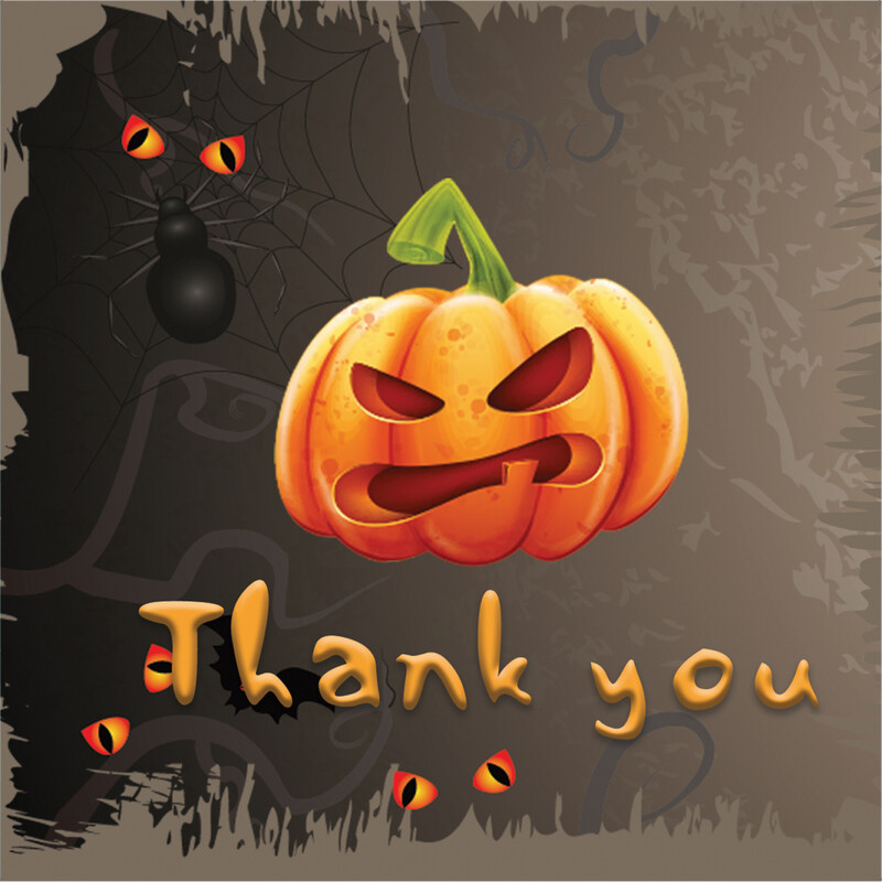 Σουβέρ χάρτινο Halloween Κολοκύθες / 8τμχ