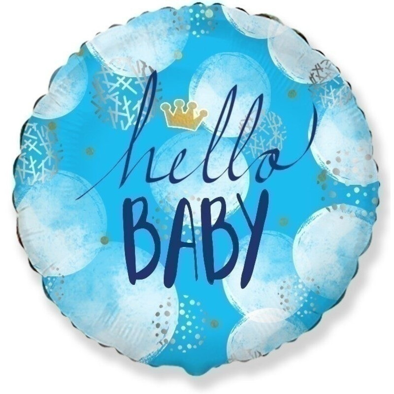 Μπαλόνι Φοιλ 18 Hello Baby Boy / 46 εκ