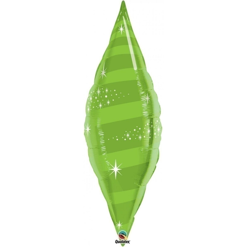 Μπαλόνι φοιλ σχήμα 38 Taper Swirl Lime