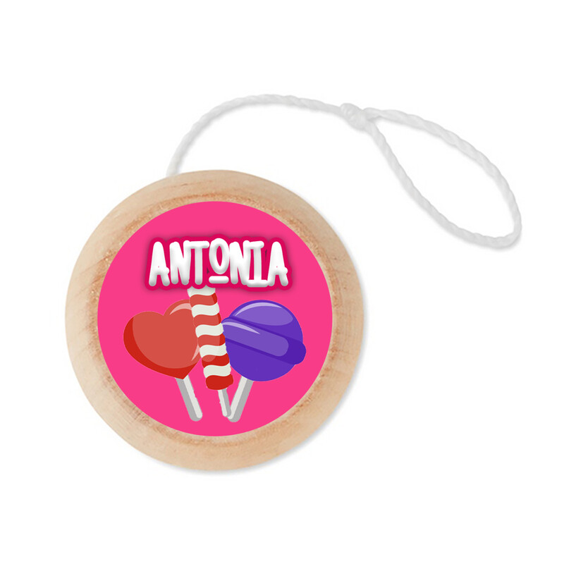Ξύλινο Γιο – Γιο με όνομα Sweet Shop
