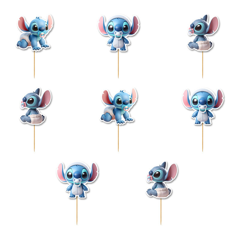Οδοντογλυφίδες Baby Stitch 5cm / 12τμχ