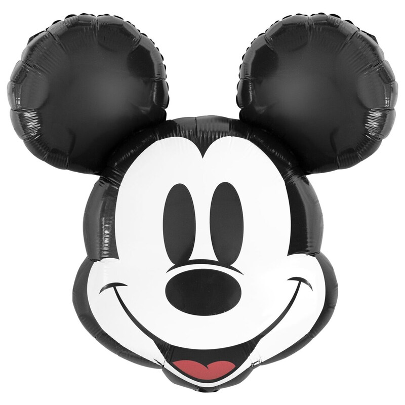 Μπάλονι Φοιλ Σχήμα Mickey Κεφάλι / 60 x 58 εκ - Ασυσκεύαστο
