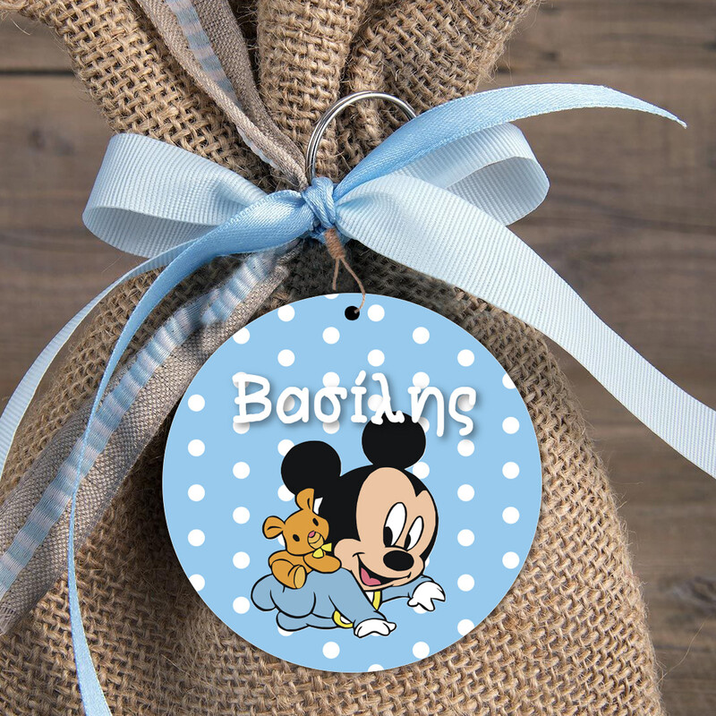 Ξύλινη φιγούρα Baby Mickey για μπομπονιέρα