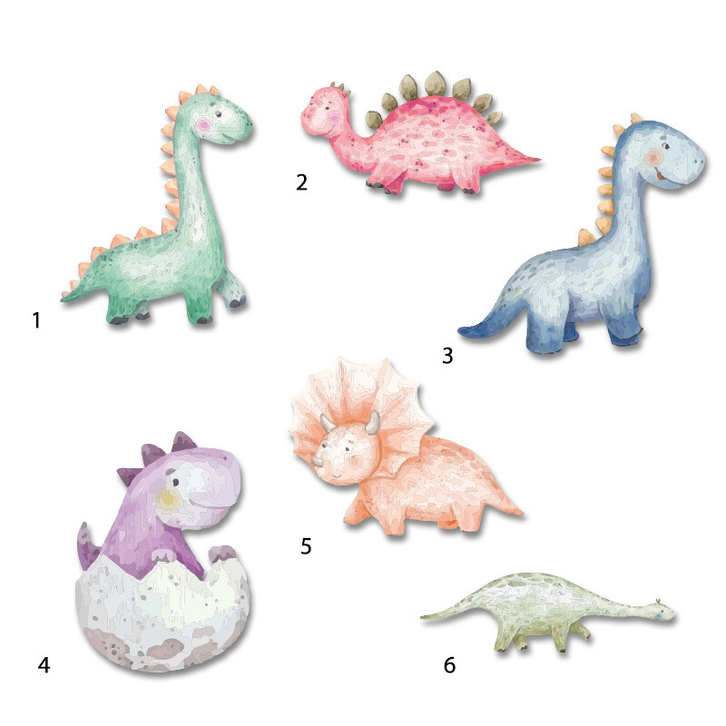 Διακοσμητική φιγούρα Baby Dino 10cm Ξύλινη/1τμχ