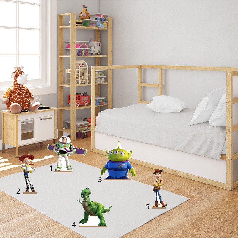 Διακοσμητική φιγούρα Toy Story 20cm Ξύλινη με βάση/1 τμχ
