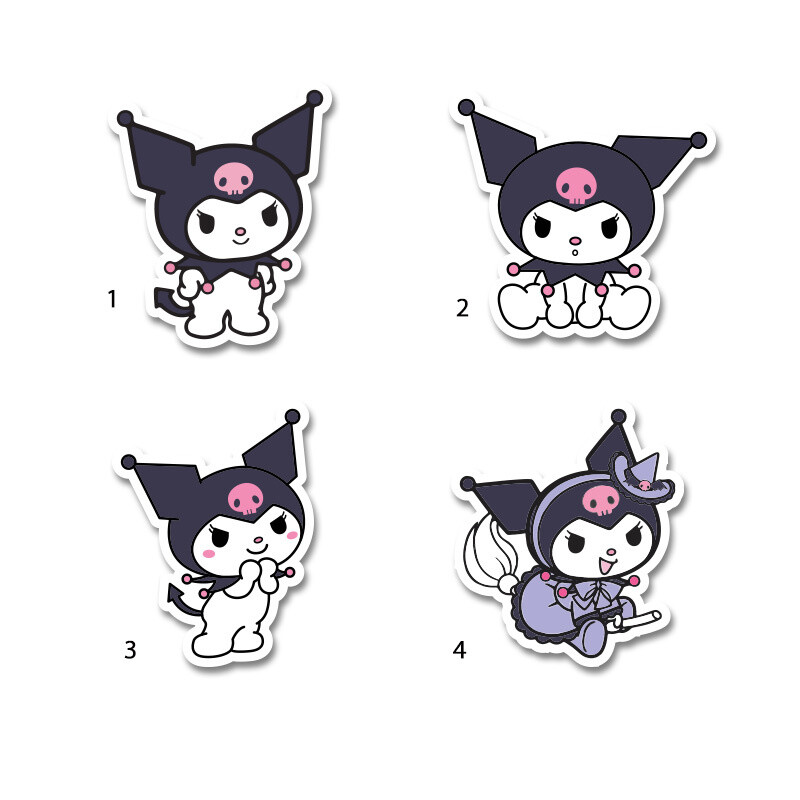 Διακοσμητική φιγούρα Kuromi 5cm Ξύλινη/1τμχ