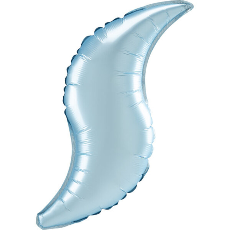 Μπαλόνι Φοιλ Μίνι Σχήμα Pastel Blue Satin Curve / 48 εκ