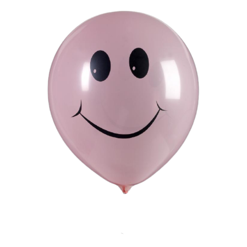 Μπαλόνια 12 Smile με 2 Τυπ. Ασσορτί /100 τεμ
