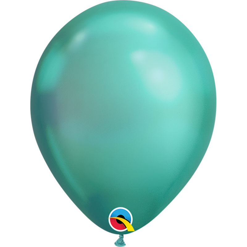 Μπαλόνια Λάτεξ 7 Green Chrome /100 τεμ