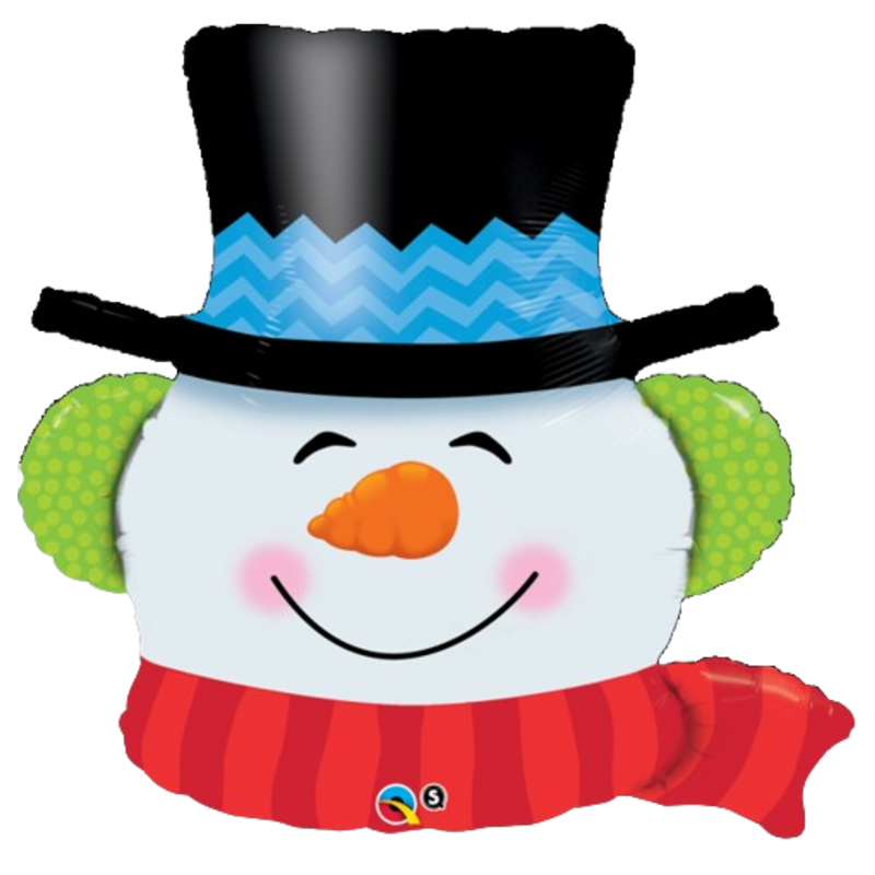 Μπαλόνι Φοιλ Σχήμα Γελαστός Χιονάνθρωπος/snowman